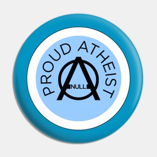 proud atheist Pin