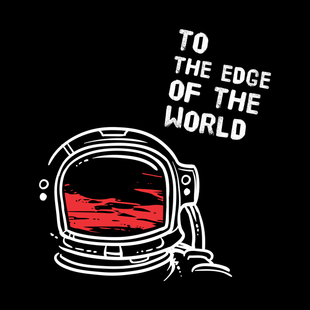 To the edge of the world - Astronaut by Blacklaboratory