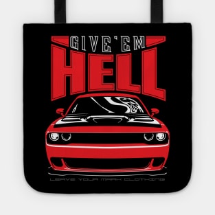 Give'em Hell Dodge Challenger Tote