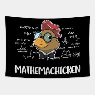 Mathemachicken Funny Chicken Gift Tapestry