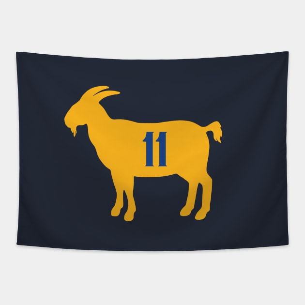 Klay Thompson Golden State Goat Qiangy Tapestry by qiangdade