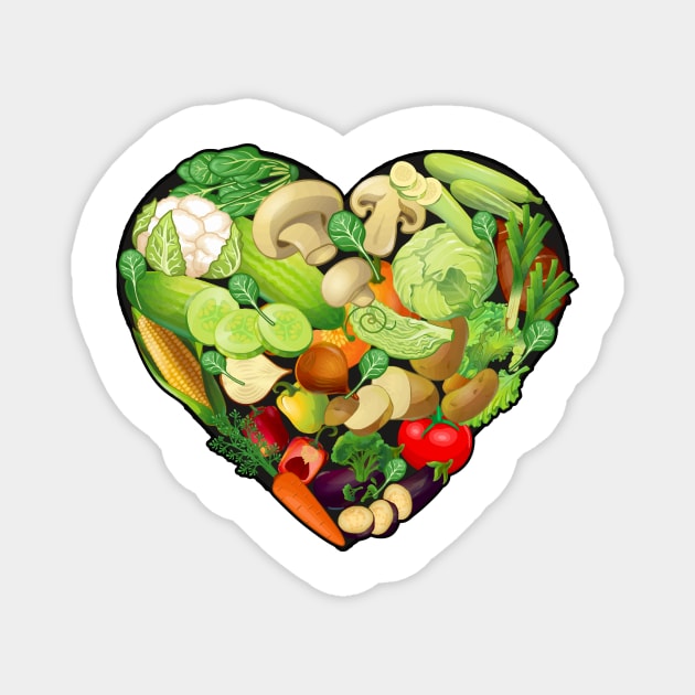 Plant-Based Heart Magnet by Perrots