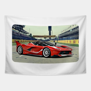 FXX Track Print Tapestry