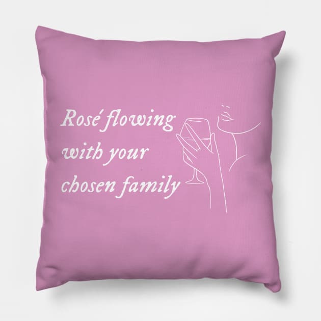 Rose Flowing Pillow by Likeable Design