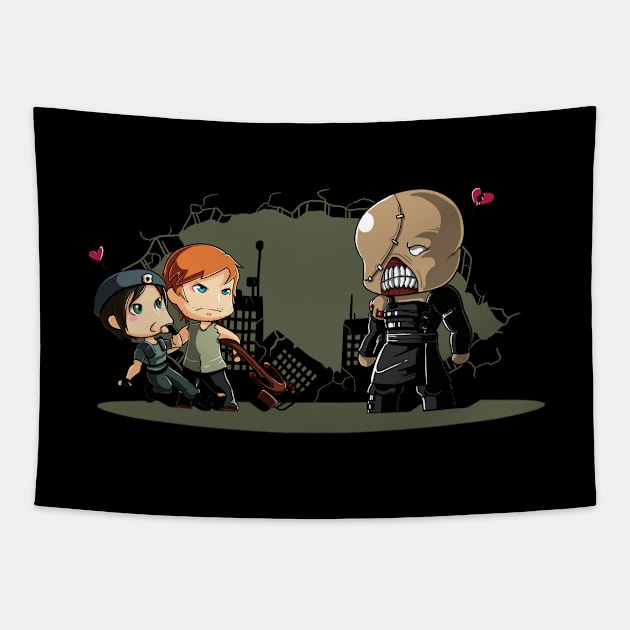 EVIL WALKER Tapestry by AadiTees