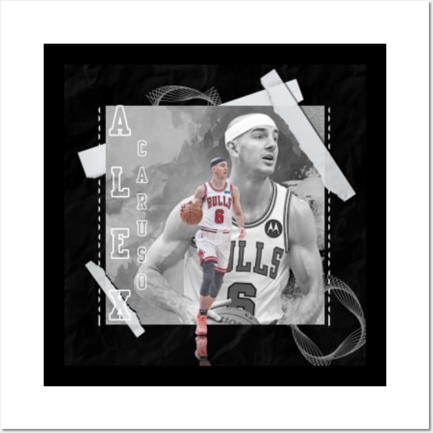 CHICAGO BULLS ALEX CARUSO T SHIRT NUMBER 6 NEW WHITE
