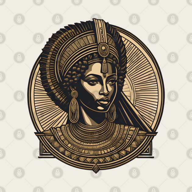 Vintage Black Cleopatra by VivaLaRetro