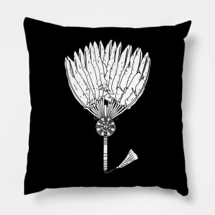 Zhuge Liang - Feather Hand Fan - Crane Strategist Pillow