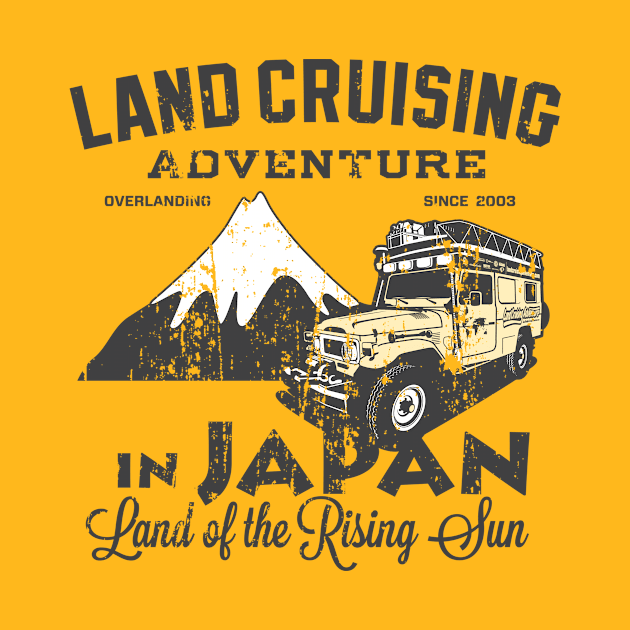 Landcruising Adventure in Japan - Straight font edition by landcruising