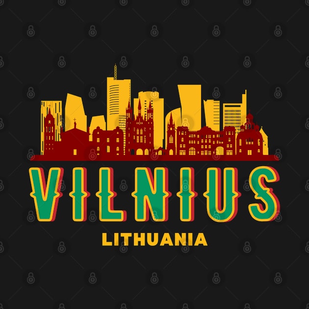 Vilnius Skyline by V-Edgy