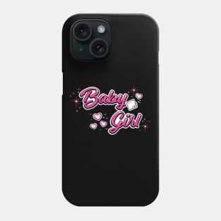 Baby Girl Airbrush Graffiti Design Phone Case