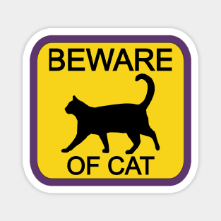 Beware of cat Magnet