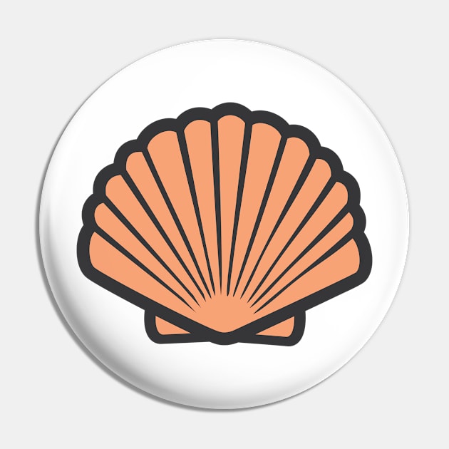 Shell Pin by ShirtyLife