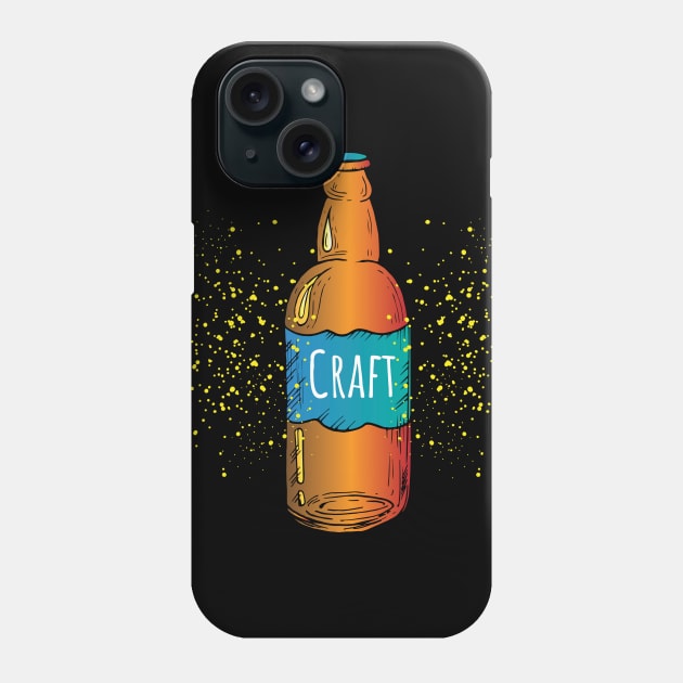 Craft beer bottle Phone Case by annaazart