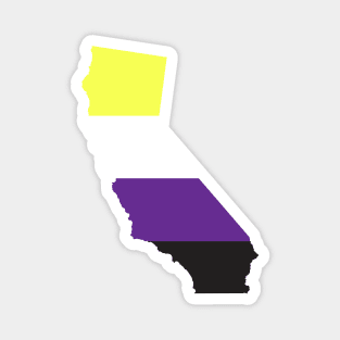 California Non-Binary Pride Magnet