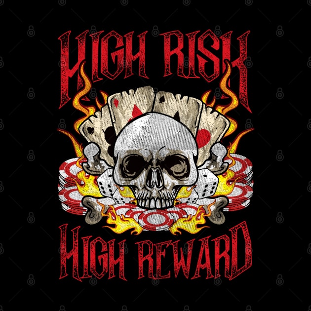 Poker High Risk High Reward Card Game Player by E