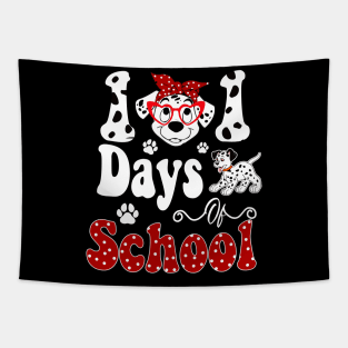 101 Days Of School Dalmatian Dog 100 Days Smarter Teachers Tapestry