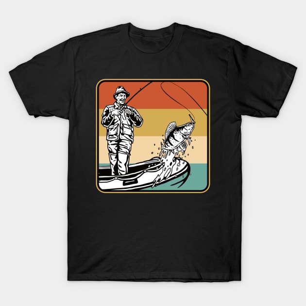 Large Mouth Bass Fishing - Fishing Gift - T-Shirt