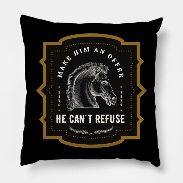 Godfather horse head pillow 2025