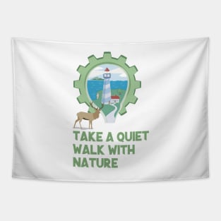 Take a quiet walk with nature Tapestry