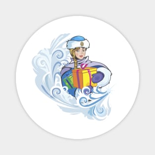 Snow Girl Magnet
