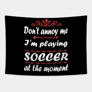 soccer soccer player goal gift club team Tapestry