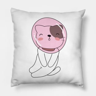 Cute and Funny ap lang space cat Pillow