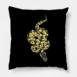 Baby Ball Python Snake Lover Pastel Yellowbelly Cute Noodle Pillow