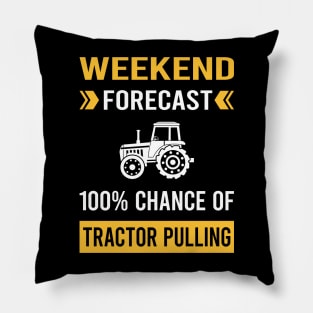 Weekend Forecast Tractor Pulling Pillow