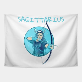 Sagittarius Ice Queen Tapestry