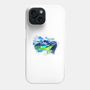 Mountain Range Painting Phone Case