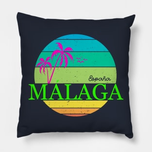 Malaga Spain Pillow