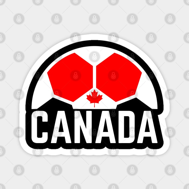 Support Canada Soccer team. Magnet by Emma