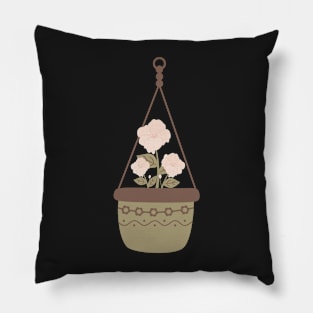 Flowers in a vase Pillow