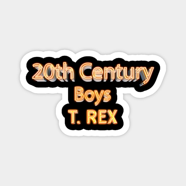 20th Century Boys Trex Magnet by Mudoroth