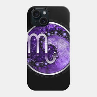 Beautiful Violet Spiral for Nocturne of Scorpio Phone Case