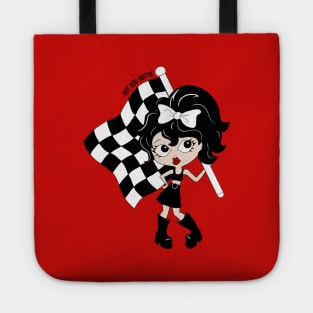 Hot Rod Hottie, Winner Takes All!, Cute Character Art Tote