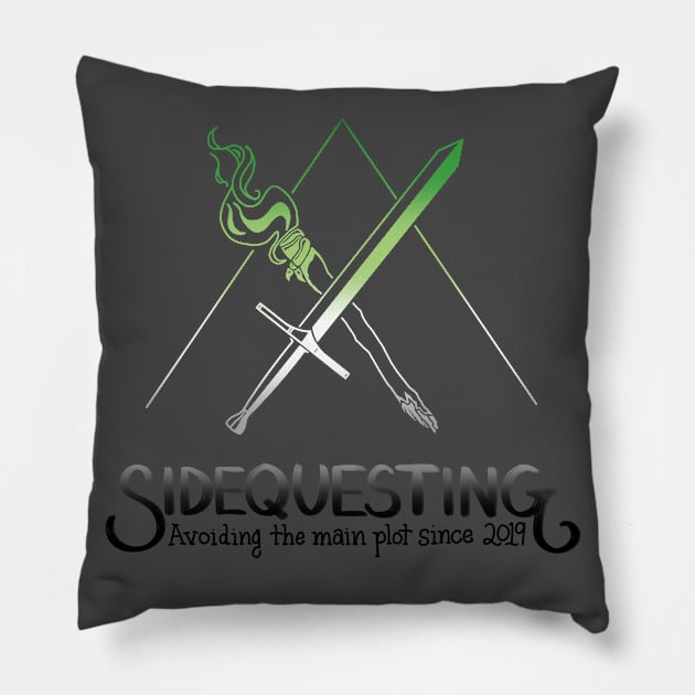 Aro Sidequesting Logo Pillow by Sidequesting