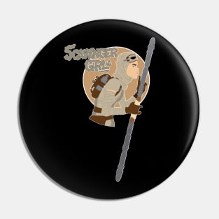 Scavenger Girl Pin