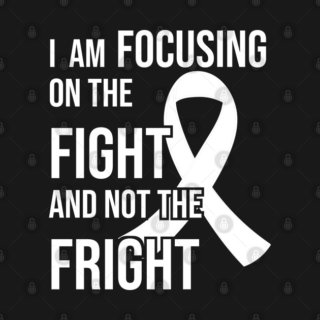 Lung Cancer Awareness Ribbon for a Cancer Survivor by jkshirts