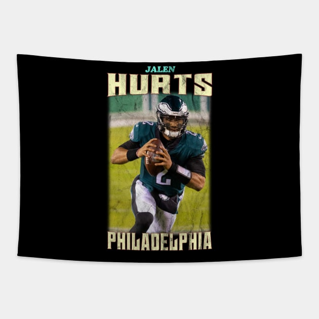 Jalen Hurts Tapestry by Global Creation