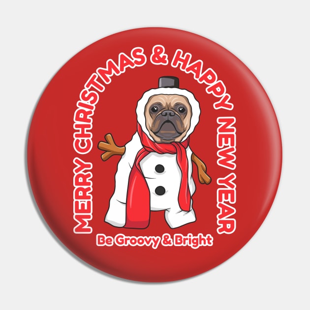 Bulldog dog in snowman costume Pin by Wahyuwm48