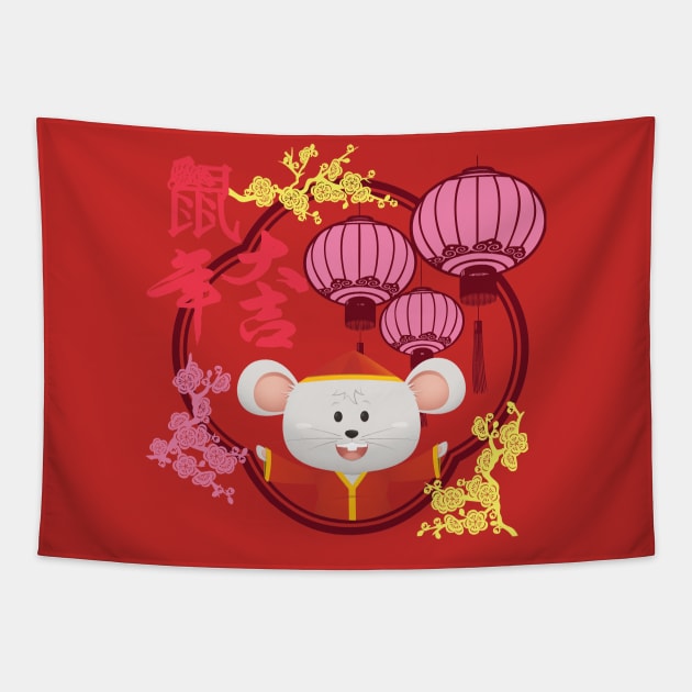 CNY2020 Tapestry by Raintreestrees7373