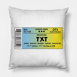 TXXT Concert Ticket Pillow