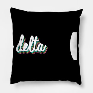 Delta Retro Pillow