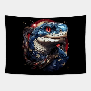 Patriotic Snake Tapestry