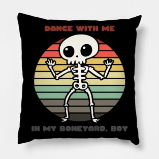 Sunset Skeleton / Dance With Me in My Boneyard, Boy Pillow