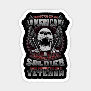 U.S Soldier Veteran military gift patriotic army T-Shirt Magnet