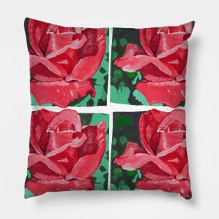 Red rose Pillow