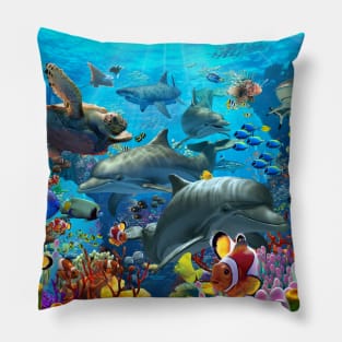 Coral Sea Pillow